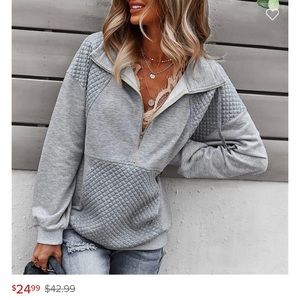 Gray sweater